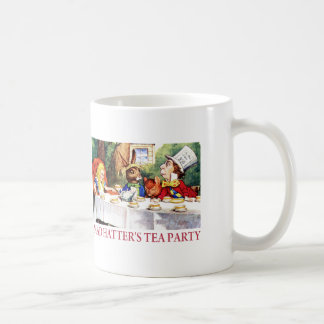 CANECA DE CAFÉ A FESTA DE CHÁ DO MAD HATTER