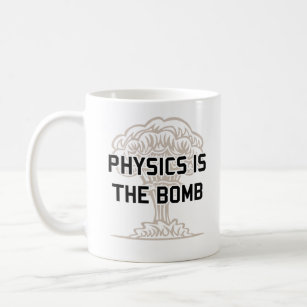 Caneca De Café A física é a bomba nuclear