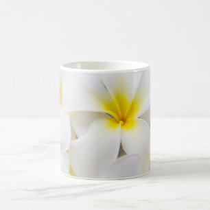 Caneca De Café A flor de Havaí do Frangipani do Plumeria floresc