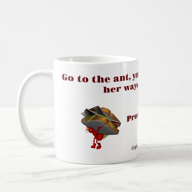 Caneca De Café A formiga provém das 6:6 (Esquerda)