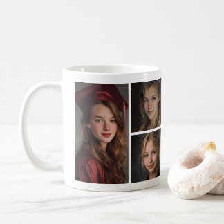 Caneca De Café A Foto e Nome do Graduado Personalizados