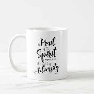 Caneca De Café A fruta do Espírito cresce no útero