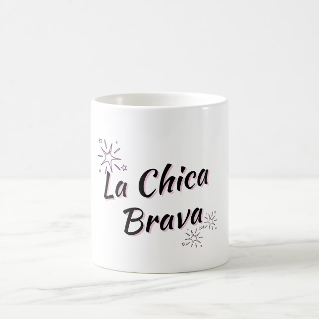 CANECA DE CAFÉ "A GAROTA BRAVA" (Centro)