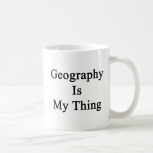 Caneca De Café A geografia é minha coisa