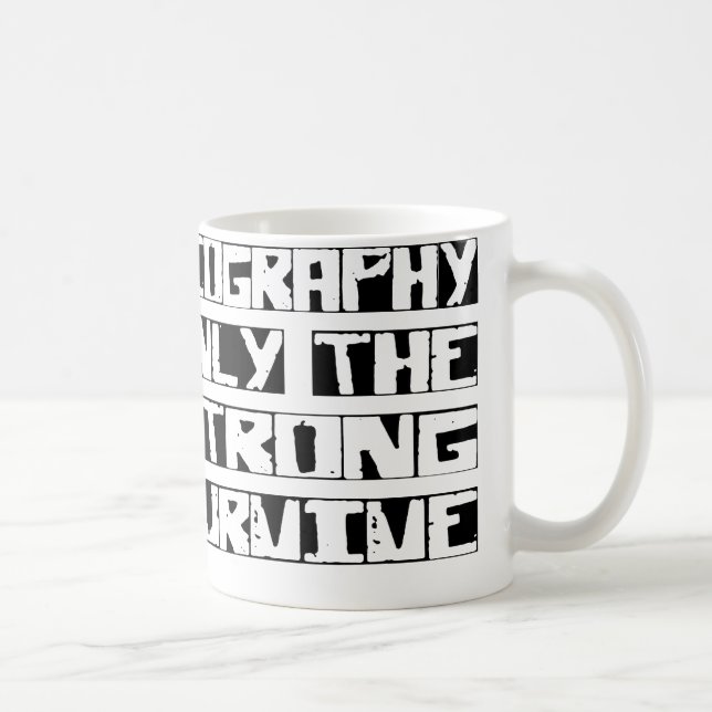 Caneca De Café A geografia sobrevive (Direita)