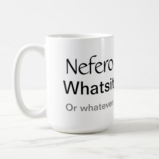 Caneca De Café A Graal Atlântida - Nefero Whatsit Humorous Mug (Esquerda)