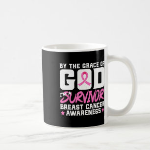 Caneca De Café A Graça Deus, sou um Cancer de mama sobrevivente.