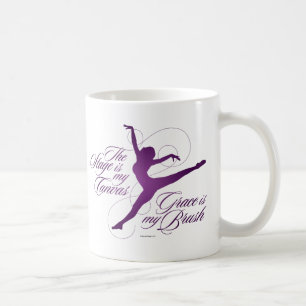 Caneca De Café A Graça É Meu Pincel (Dança)