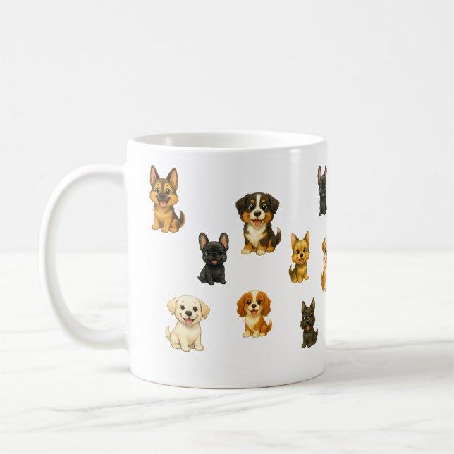 Caneca De Café A "Grande Assembleia Canina"  (Esquerda)