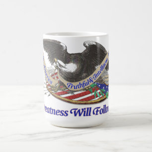 Caneca De Café A Grandeza Seguirá! 15oz Mug