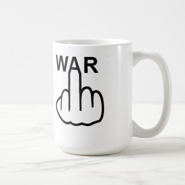 Caneca De Café A Guerra do Incêndio das Aves É Horrível (Direita)