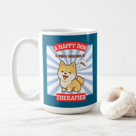 Caneca De Café A Happy Dog Shiba cute dog