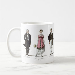 Caneca De Café A idade de Jane Austen contra a dança Contradance