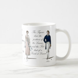 Caneca De Café A idade de Jane Austen contra a dança Contradance