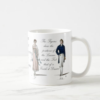 Caneca De Café A idade de Jane Austen contra a dança Contradance
