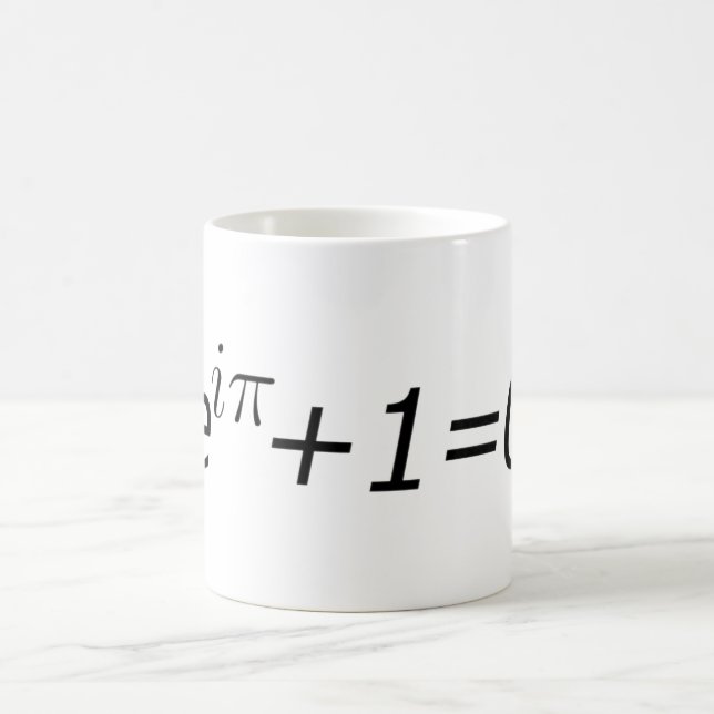 Caneca De Café A identidade de Euler (Centro)