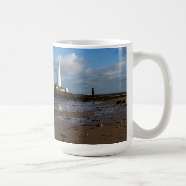 Caneca De Café A ilha | Whitley de St Mary, Inglaterra (Direita)