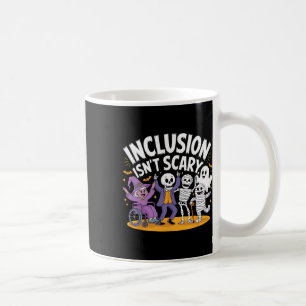 Caneca De Café A inclusão não é assustadora, professor esqueleto