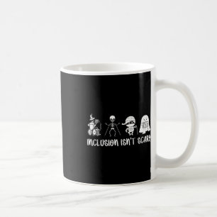 Caneca De Café A inclusão não é assustadora, professor esqueleto