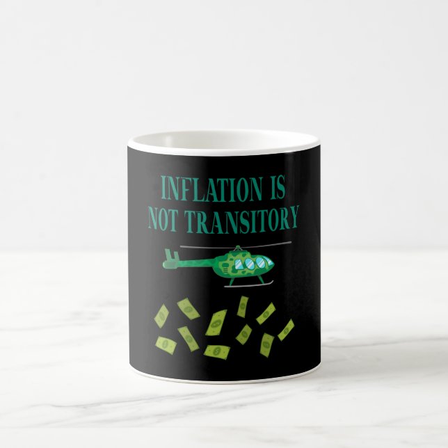 Caneca De Café A inflação não é transitória (Centro)