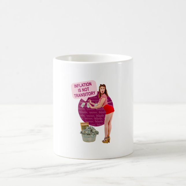 Caneca De Café A inflação não é transitória (Centro)