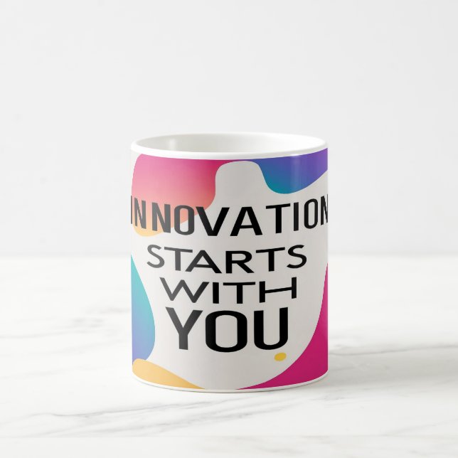 Caneca De Café A Inovação Começa Com Você (Centro)