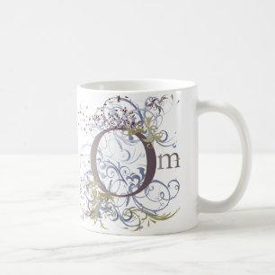 Caneca De Café A ioga fala: O OM de roda projeta