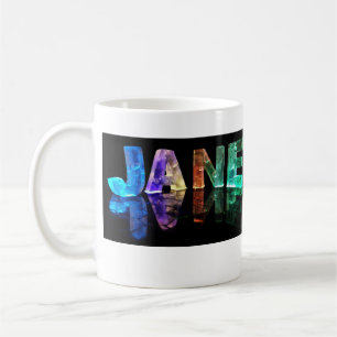Caneca De Café A Jane conhecida em 3D ilumina-se (a fotografia)