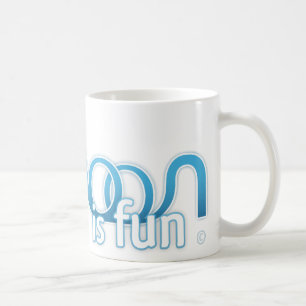 Caneca De Café A lagoa é logotipo do divertimento