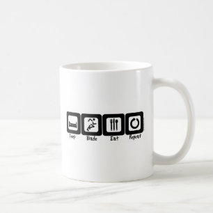 Caneca De Café A lâmina do sono come a repetição