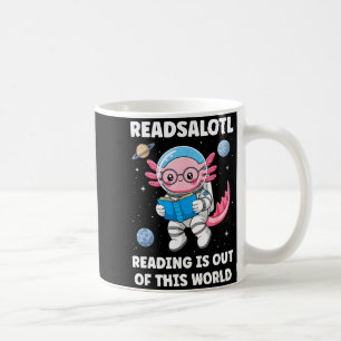 Caneca De Café A leitura Readsalotl é fora deste mundo