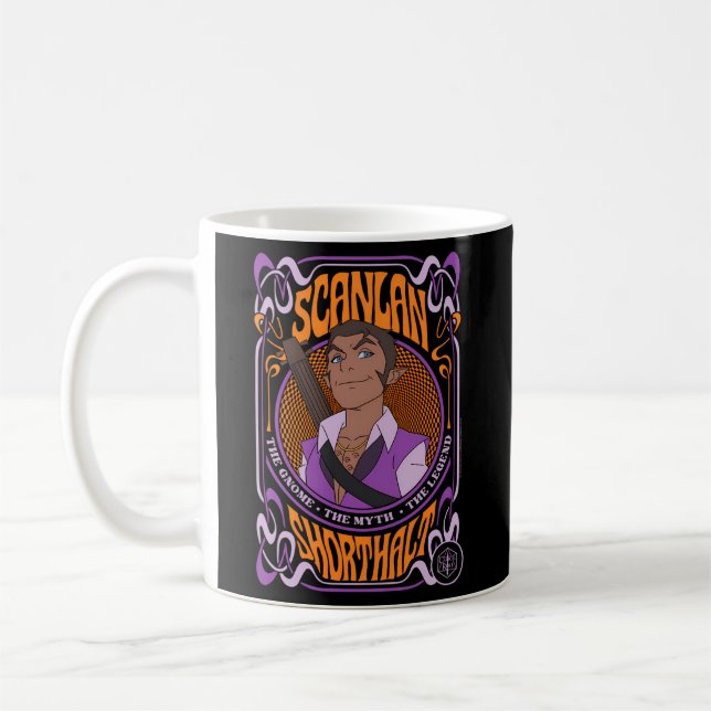 Caneca De Café A Lenda Do Frame Psicodélico Vox Machina Scanlan (Esquerda)