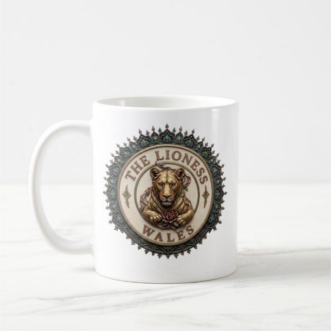 Caneca De Café A Leoa. País de Gales (Esquerda)