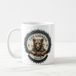 Caneca De Café A Leoa. País de Gales