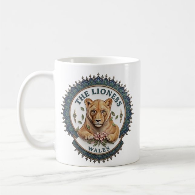 Caneca De Café A Leoa. País de Gales (Esquerda)