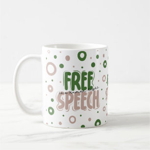 Caneca De Café A Liberdade de Expressão é um Direito Humano