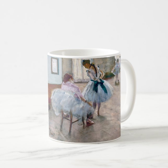 Caneca De Café A lição de dança, Edgar Degas (Frente Esquerda)