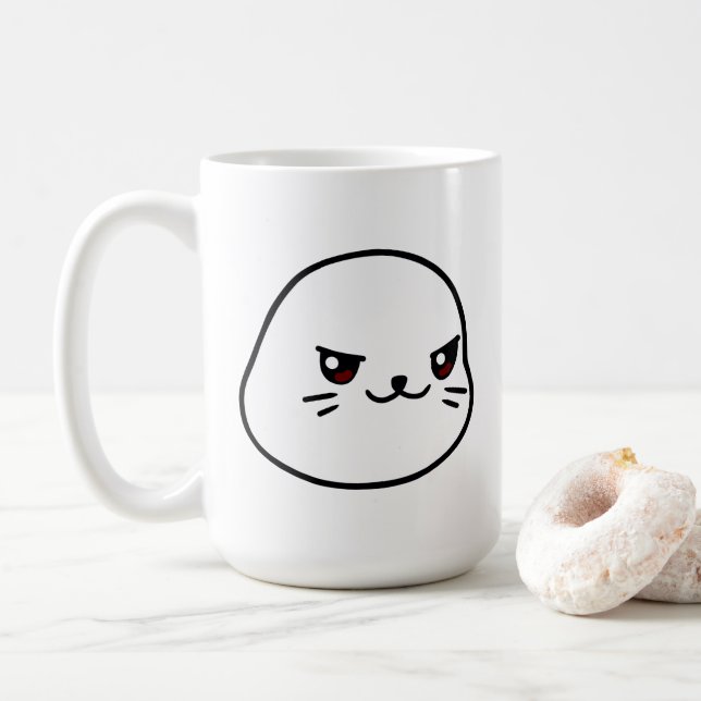 Caneca De Café A Lil Oficial Sapys "CUTE MAS PERIGOSAS" (Com Donut)