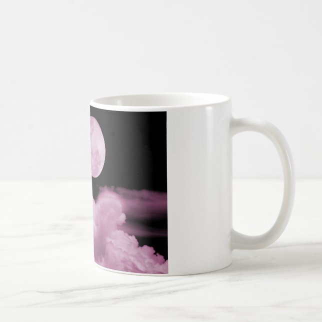 CANECA DE CAFÉ A LUA CHEIA NUBLA-SE O ROSA (Direita)