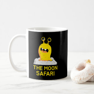 Caneca De Café A Lua Safari Alien Cartoon Espaço Fofo