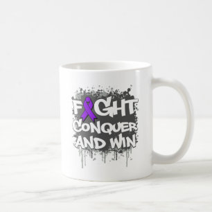 Caneca De Café A luta da doença de Crohn conquista e ganha