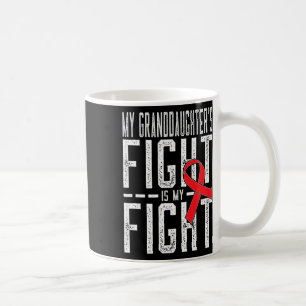 Caneca De Café A Luta Da Minha Netinha É Minha Luta Câncer no San