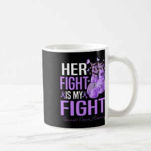 Caneca De Café A Luta Dela É A Minha Consciência Do Câncer de pân
