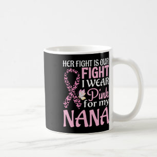 Caneca De Café A Luta Dela É A Nossa Luta Que Eu Visto Rosa Para