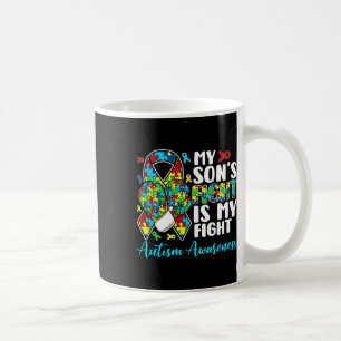 Caneca De Café A Luta Dele é Minha Luta Conscientização e Apoio a