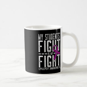 Caneca De Café A Luta dos Meus Estudantes é a Minha Luta Contra a