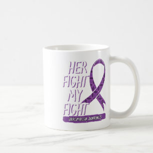 Caneca De Café A Luta É A Minha Luta Contra A Fibromialgia Dom De