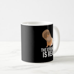 Caneca De Café A luta é um verdadeiro presente, doido, copa engr