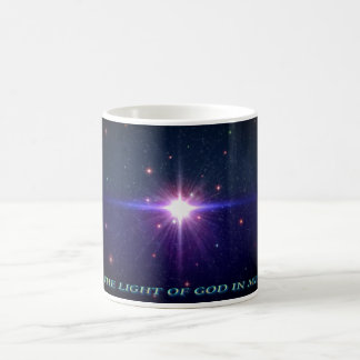 CANECA DE CAFÉ A LUZ DO DEUS EM MIM