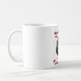 Caneca De Café A Magia Vem Embrulhada – Design de Natal Bilíngue